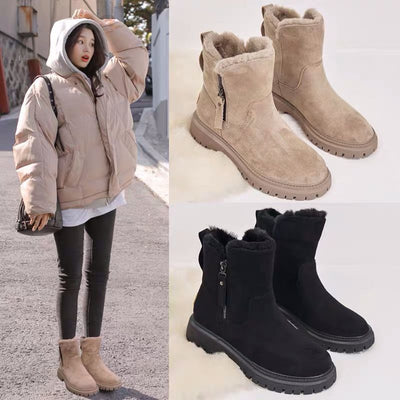 Evelyn™ - Modern Soft Fleece-Lined Ankle Boots